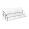 3 Tier Clear Acrylic Counter Top Shelf Display, POS Display